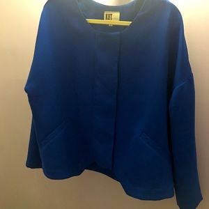 Blue crop jacket